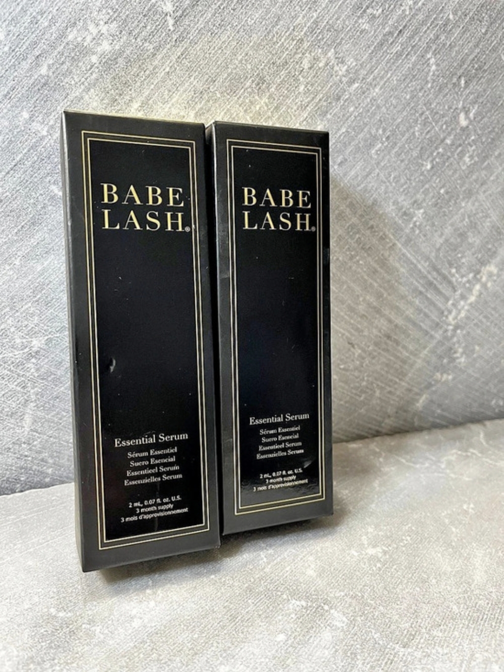 2- Pack Babe Lash Essential Serum Duo New Sealed. 2mL ea.